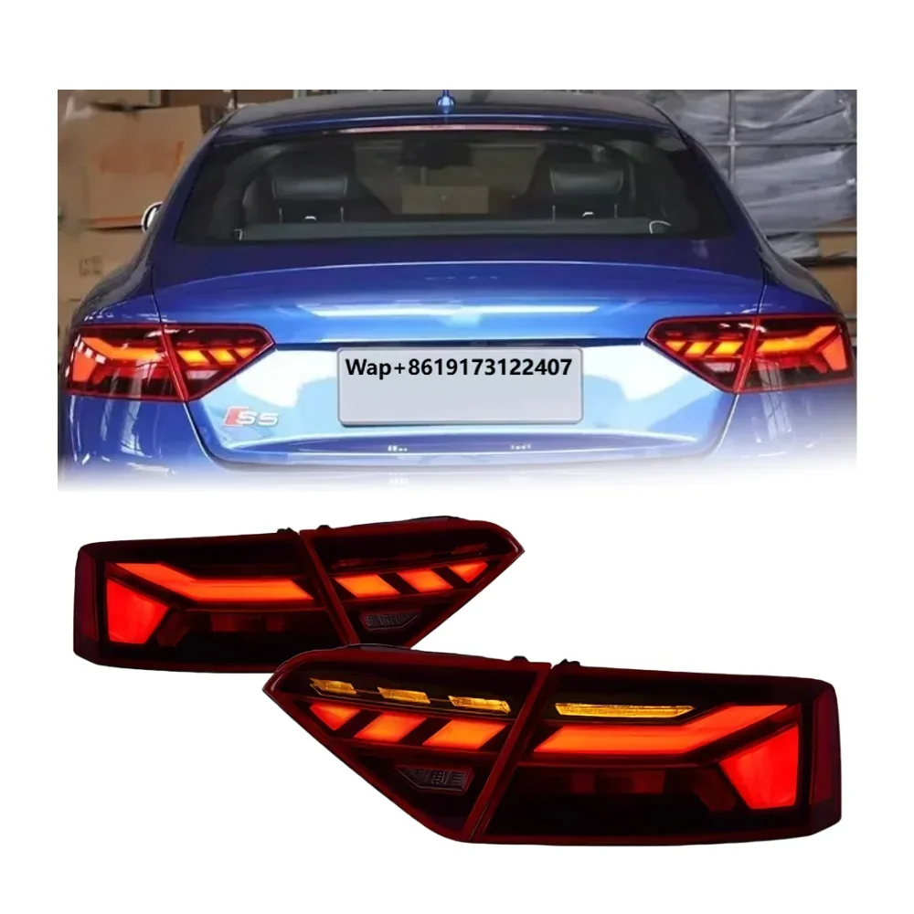 A5 S5 Taillights 2013-2016 Plug and Play Upgrade LED Modified Rear Tail Lamp Daytime Running Light Car Auto Accessories
A5 S5 Taillights 2013-2016 Plug and Play Upgrade LED Modified Rear Tail Lamp Daytime Running Light Car Auto Accessories