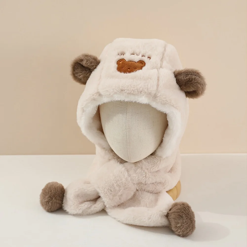 Soft Warm Fluffy Fur Baby Hat Windproof Cartoon Beanie Ear Protection Lightweight One Piece Scarf Cap Winter
Soft Warm Fluffy Fur Baby Hat Windproof Cartoon Beanie Ear Protection Lightweight One Piece Scarf Cap Winter