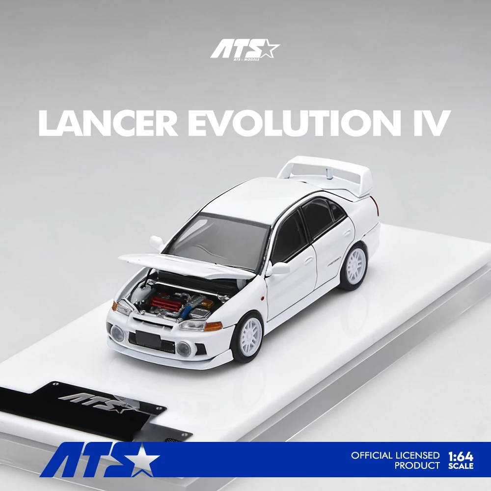 ATS 1:64 White Painting EVO4 Simulation Alloy Car Model for Hobby&Display&Gift
ATS 1:64 White Painting EVO4 Simulation Alloy Car Model for Hobby&Display&Gift