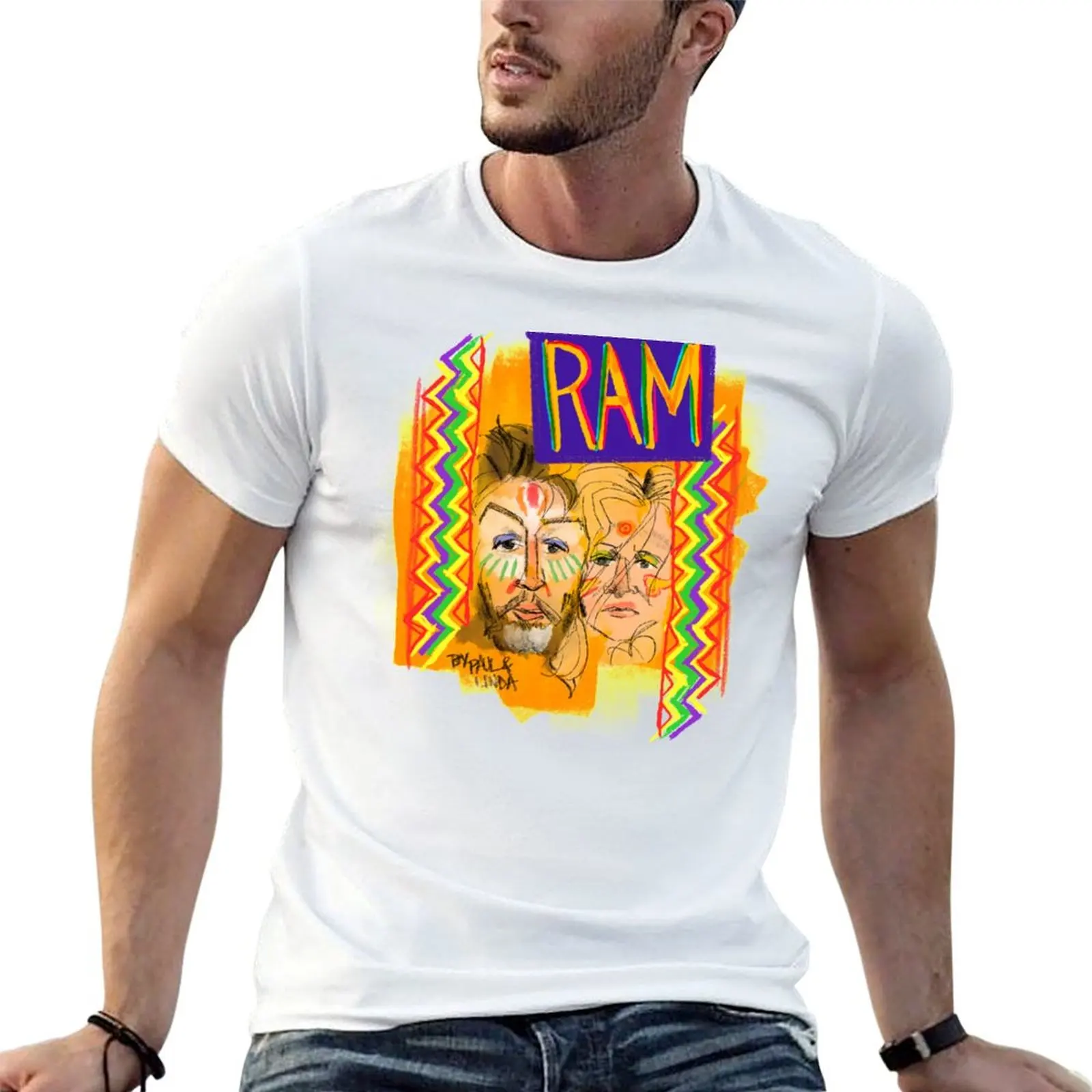 RAM - By Paul and Linda T-Shirt fashion shirts graphic t shirts Blouse summer top Men's t shirts 
RAM - By Paul and Linda T-Shirt fashion shirts graphic t shirts Blouse summer top Men's t shirts