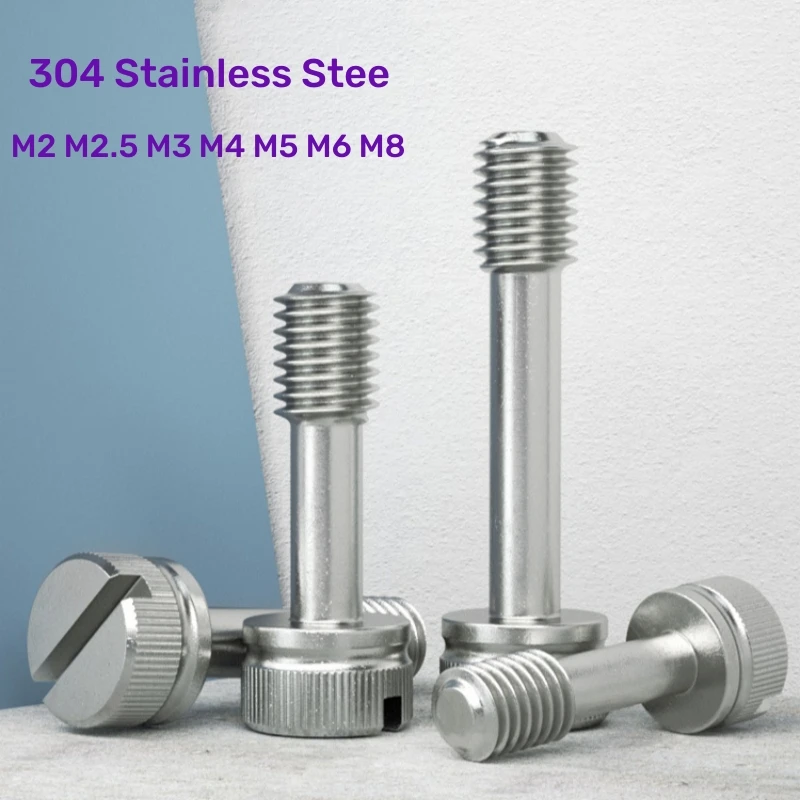 M2 M2.5 M3 M4M5M6 M8 Knurled Thumb Screw Stainless Steel High Step Slotted Head Hand Tighten Manual Adjustment Screws Bolt GB839
M2 M2.5 M3 M4M5M6 M8 Knurled Thumb Screw Stainless Steel High Step Slotted Head Hand Tighten Manual Adjustment Screws Bolt GB839