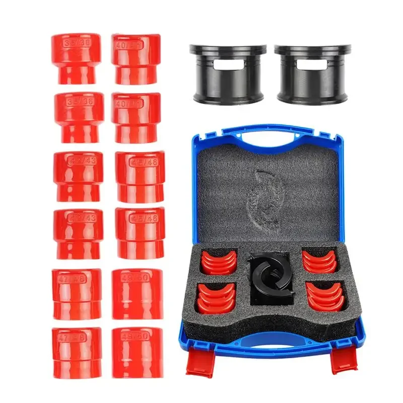 Universal Fork Seal Installer Driver Removal Set for 35MM-50MM Motorcycle / Bike Front Fork Motorcycle Fork Seal Driver Tool
Universal Fork Seal Installer Driver Removal Set for 35MM-50MM Motorcycle / Bike Front Fork Motorcycle Fork Seal Driver Tool