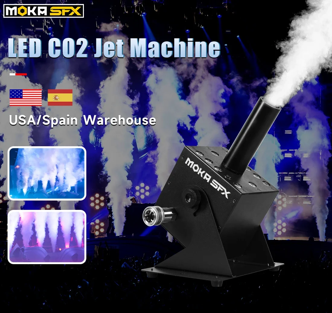 MOKA LED CO2 Jet Machine Co2 Canon Cryo Jet Stage Co2 Blaster со шлангом длиной 20 футов для сценических клубных мероприятий
MOKA LED CO2 Jet Machine Co2 Canon Cryo Jet Stage Co2 Blaster со шлангом длиной 20 футов для сценических клубных мероприятий