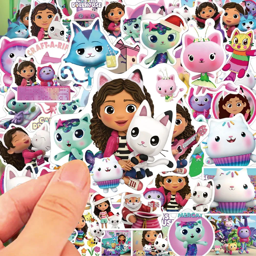 10/30/50pcs Gabby Doll House cartoon stickers, waterproof decals, refrigerator, laptop, suitcase decoration, animation stickers
10/30/50pcs Gabby Doll House cartoon stickers, waterproof decals, refrigerator, laptop, suitcase decoration, animation stickers