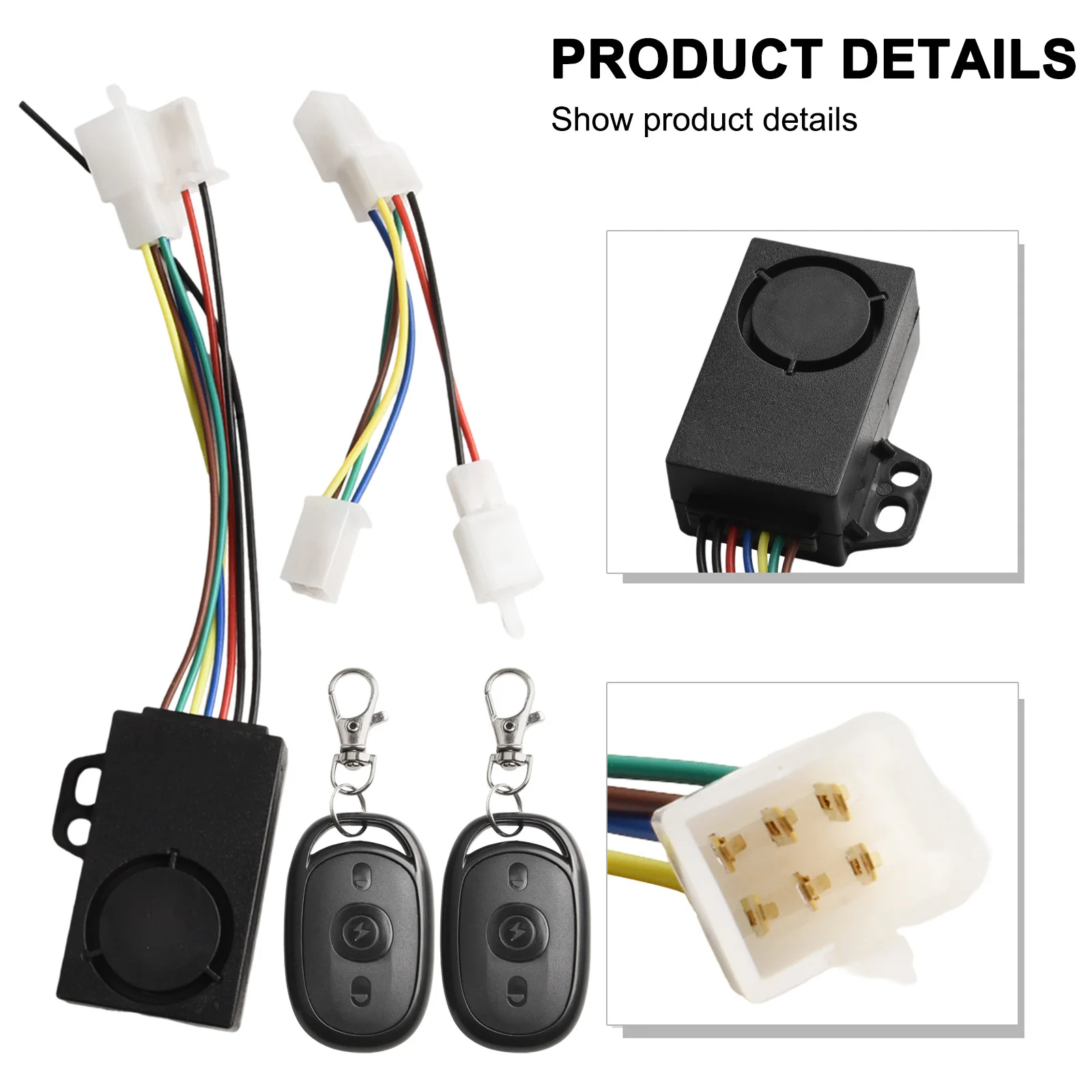 1 Set Electric Vehicle Alarm System 48-72V Alarm Volume 120db Click Converters Sensitivity Special Waterproof
1 Set Electric Vehicle Alarm System 48-72V Alarm Volume 120db Click Converters Sensitivity Special Waterproof