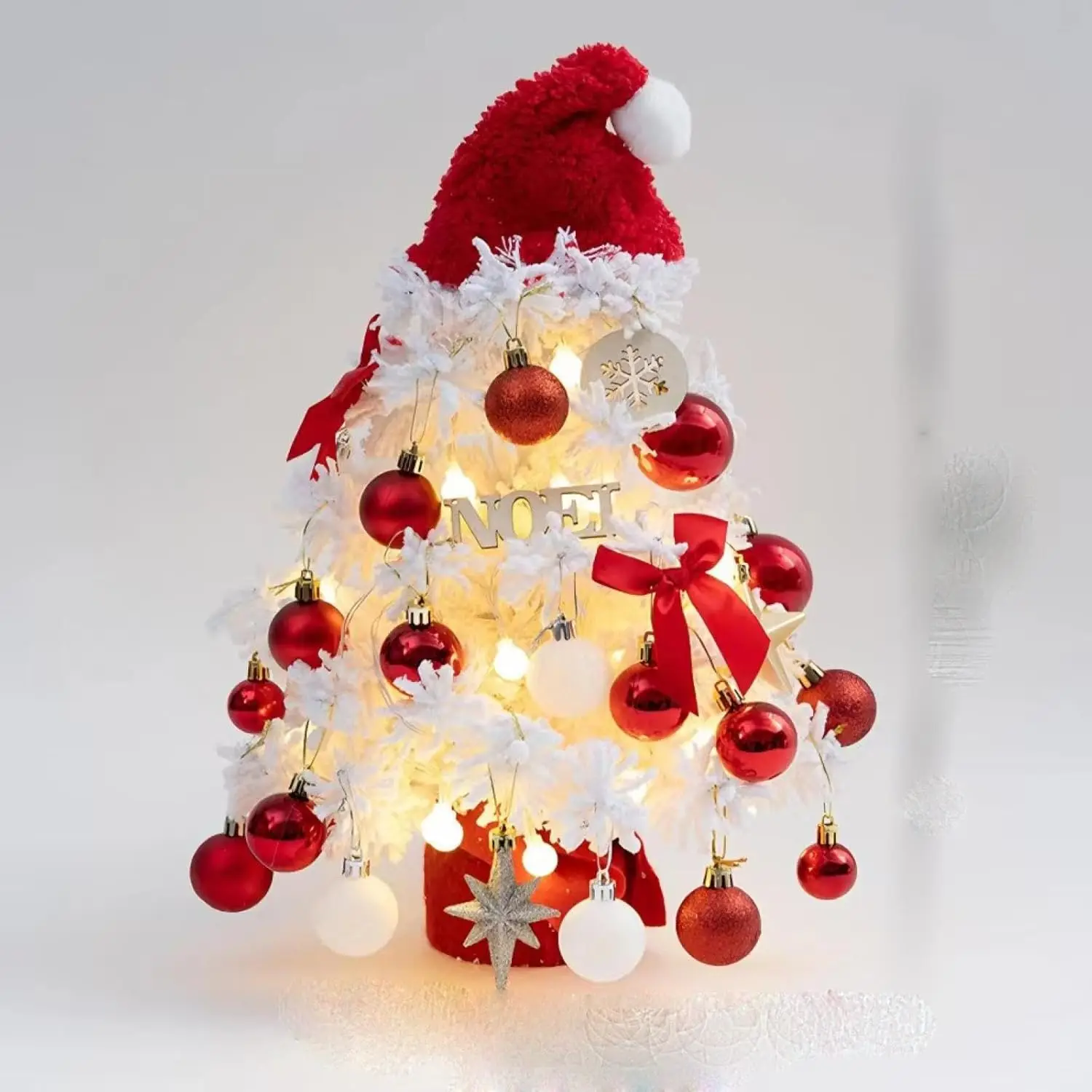 New Mini Desktop Christmas Tree, Decorative Cartoon DIY Plush Mini LED Christmas Ornament
New Mini Desktop Christmas Tree, Decorative Cartoon DIY Plush Mini LED Christmas Ornament