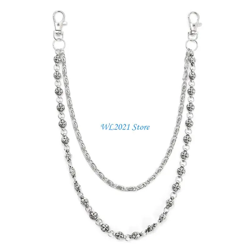 G5GC Double Layer Waist Chain Unisex Punk Streetwear Body Jewelry Accessory Jeans Chain Fashion Unisex Accessory for Party
G5GC Double Layer Waist Chain Unisex Punk Streetwear Body Jewelry Accessory Jeans Chain Fashion Unisex Accessory for Party