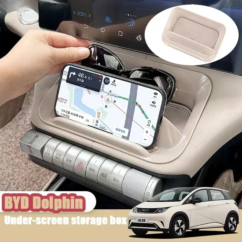 Central Control Decoration Practical Storage Box Under-screen Storage Box Interior Storage Box for BYD Dolphin 2023-2024
Central Control Decoration Practical Storage Box Under-screen Storage Box Interior Storage Box for BYD Dolphin 2023-2024