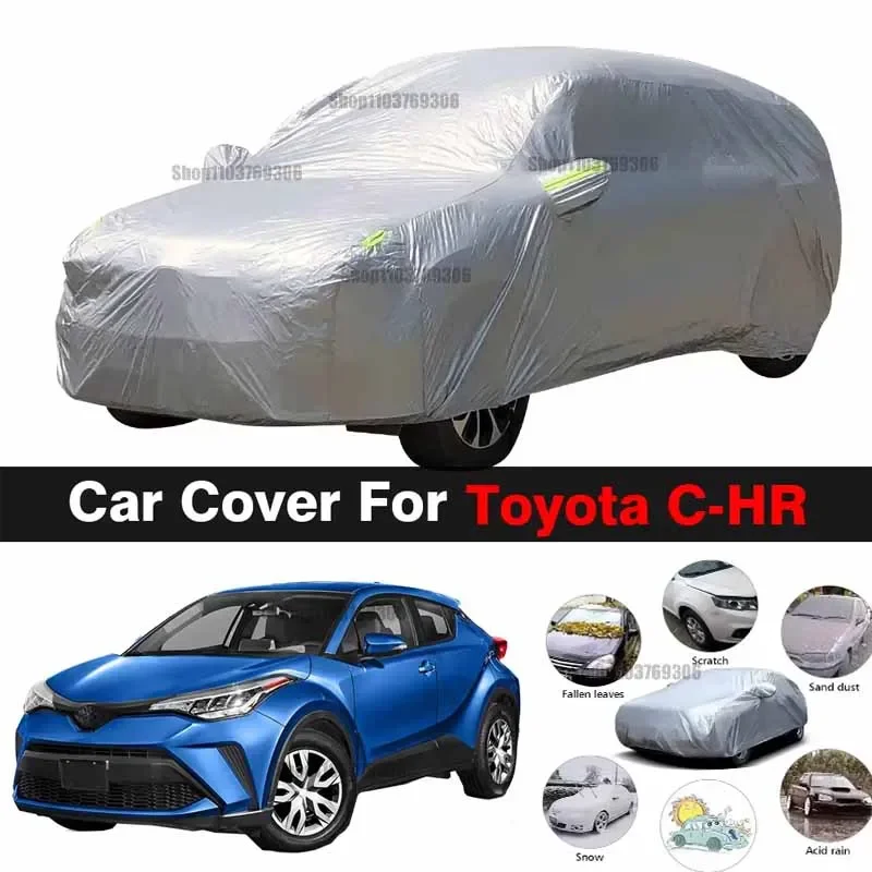 Car Cover SUV Outdoor Sun Shade Anti-UV Snow Rain Ice Protection Cover Dustproof For Toyota C-HR CHR
Car Cover SUV Outdoor Sun Shade Anti-UV Snow Rain Ice Protection Cover Dustproof For Toyota C-HR CHR