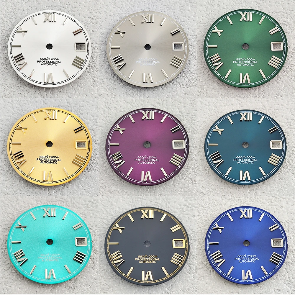 NH35 dial 28.5mm nh35 Watch Dial Modified Dial Add dial and pointer for NH35/NH36 Automatic Movement Watch accessories
NH35 dial 28.5mm nh35 Watch Dial Modified Dial Add dial and pointer for NH35/NH36 Automatic Movement Watch accessories