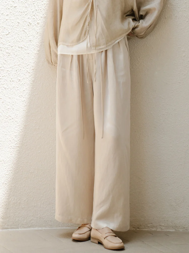 Лимитированная серия: Льняные брюки свободного кроя цвета светло-шампань, классические повседневные брюки с широкими штанинами для женщин
Лимитированная серия: Льняные брюки свободного кроя цвета светло-шампань, классические повседневные брюки с широкими штанинами для женщин