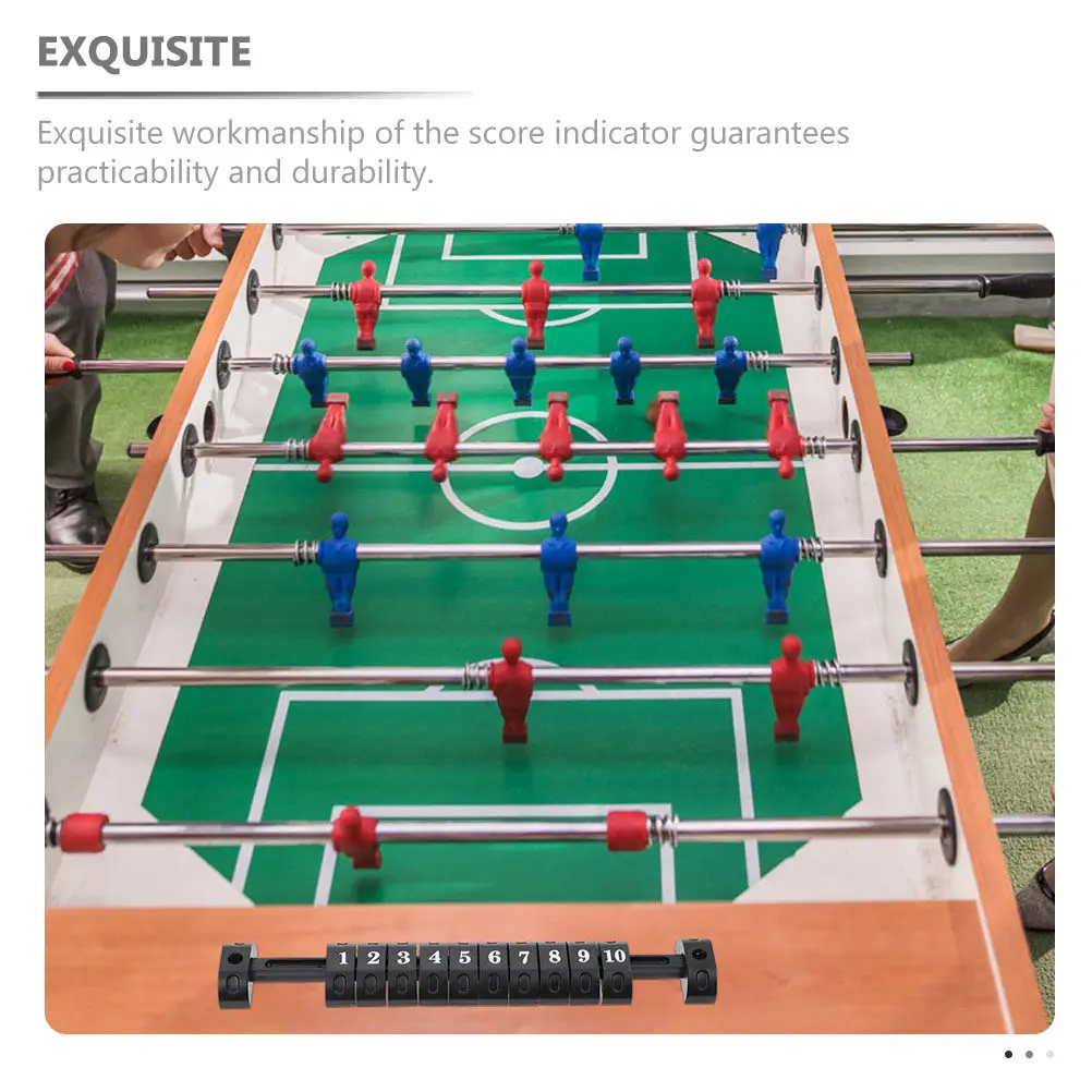 2 шт. Надежные счетчики очков для настольного футбола, тенниса и других видов спорта, высококачественные аксессуары для настольного футбола
2 шт. Надежные счетчики очков для настольного футбола, тенниса и других видов спорта, высококачественные аксессуары для настольного футбола
