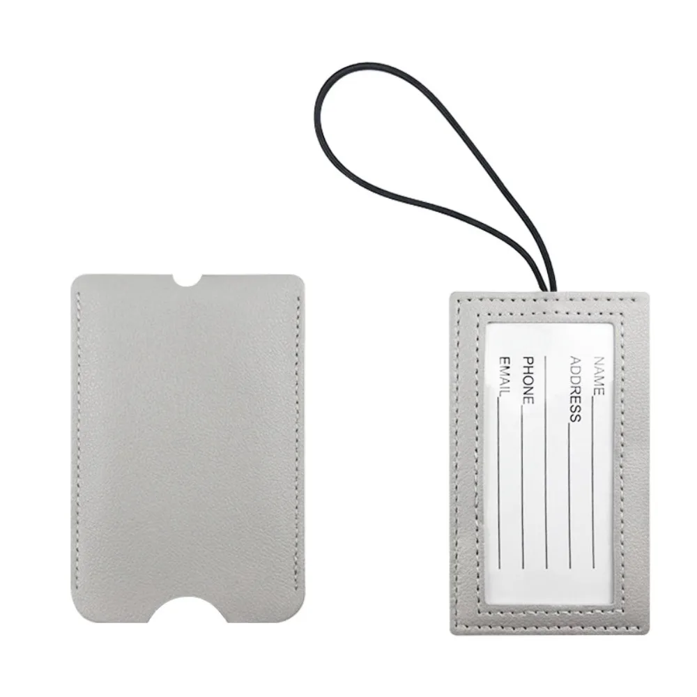 PU Leather Pull out Luggage Tag Backpack Accessories Red Color Name ID Address Tags Soft Baggage Boarding Label
PU Leather Pull out Luggage Tag Backpack Accessories Red Color Name ID Address Tags Soft Baggage Boarding Label