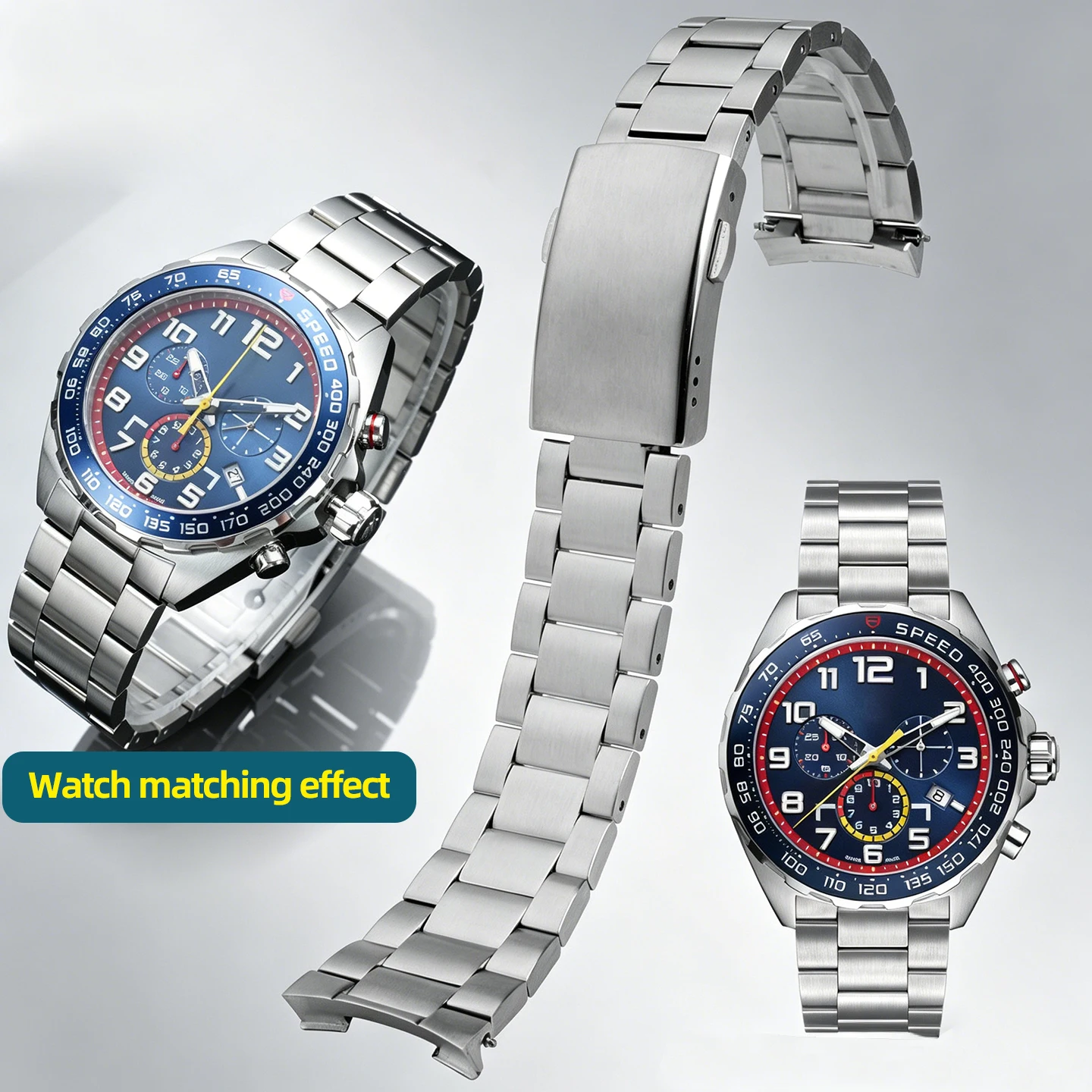 21.5mm Solid Stainless Steel Watch Band For TAG Heuer Aquaracer 300 WAY201A F1 High Quality Metal Strap Replacement Accessories
21.5mm Solid Stainless Steel Watch Band For TAG Heuer Aquaracer 300 WAY201A F1 High Quality Metal Strap Replacement Accessories