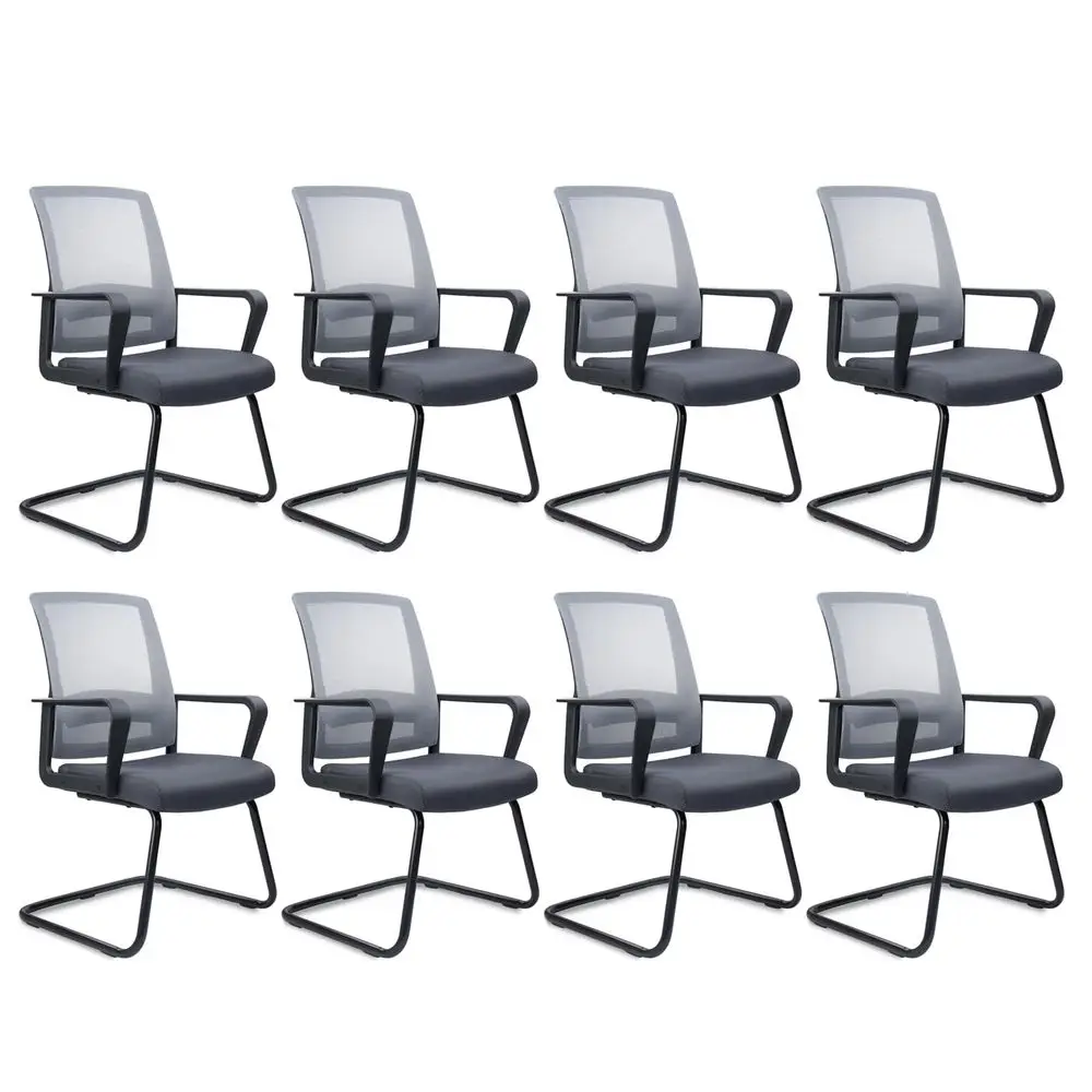 Office Guest Chair with Lumbar Support and Mid Back Mesh Space Air Grid Series for Reception Conference Room Gray 8 Pack
Office Guest Chair with Lumbar Support and Mid Back Mesh Space Air Grid Series for Reception Conference Room Gray 8 Pack