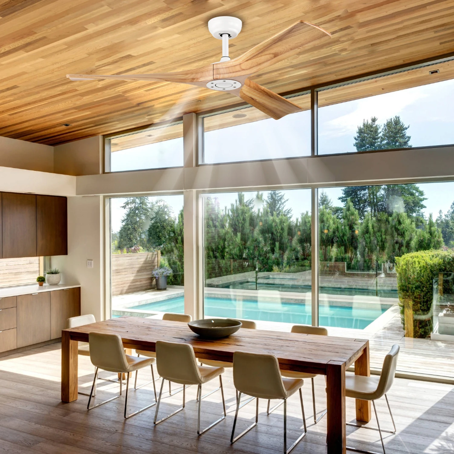 52" Ceiling Fan with Remote Control No Lights,Modern Reversible DC Motor Indoor 3 Blades Ceiling Fans for Patio Bedroom Living R
52" Ceiling Fan with Remote Control No Lights,Modern Reversible DC Motor Indoor 3 Blades Ceiling Fans for Patio Bedroom Living R