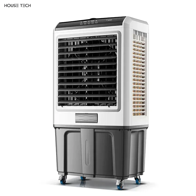 Household new drawing room refrigeration cooling fan. Large commercial water fan. Mobile industrial cooling fan. Portable.
Household new drawing room refrigeration cooling fan. Large commercial water fan. Mobile industrial cooling fan. Portable.