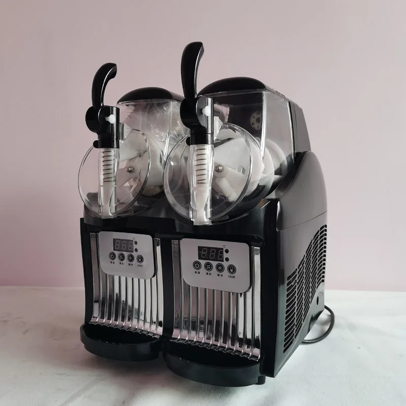 300W Double Tank Slush Machine 2L Ice Cream Maker Snow Melting Machine Commercial Stainless Steel Commercial
300W Double Tank Slush Machine 2L Ice Cream Maker Snow Melting Machine Commercial Stainless Steel Commercial