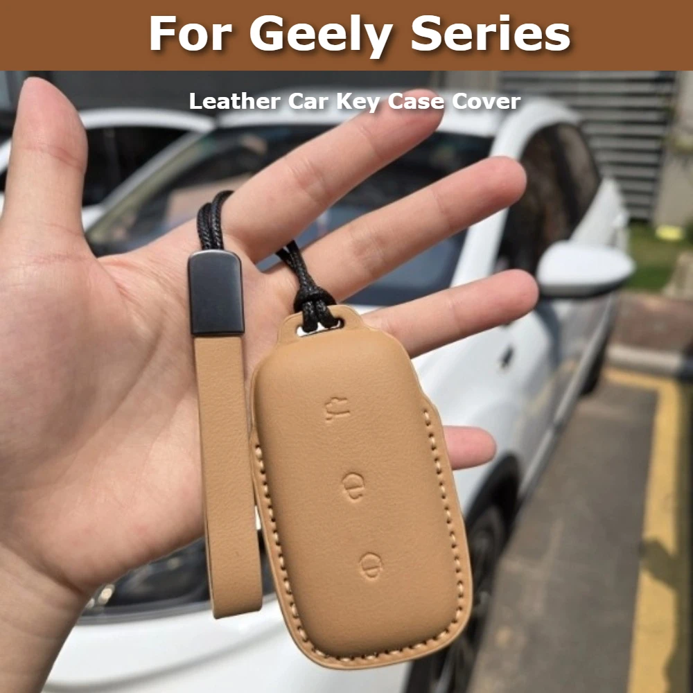 For Geely Galaxy EX5 E5 L6 L7 EMI Starray EM-i Proton E.MAS 7 5 E8 Leather Car Key Case Cover Remote Shell Keychain Key Fob
For Geely Galaxy EX5 E5 L6 L7 EMI Starray EM-i Proton E.MAS 7 5 E8 Leather Car Key Case Cover Remote Shell Keychain Key Fob