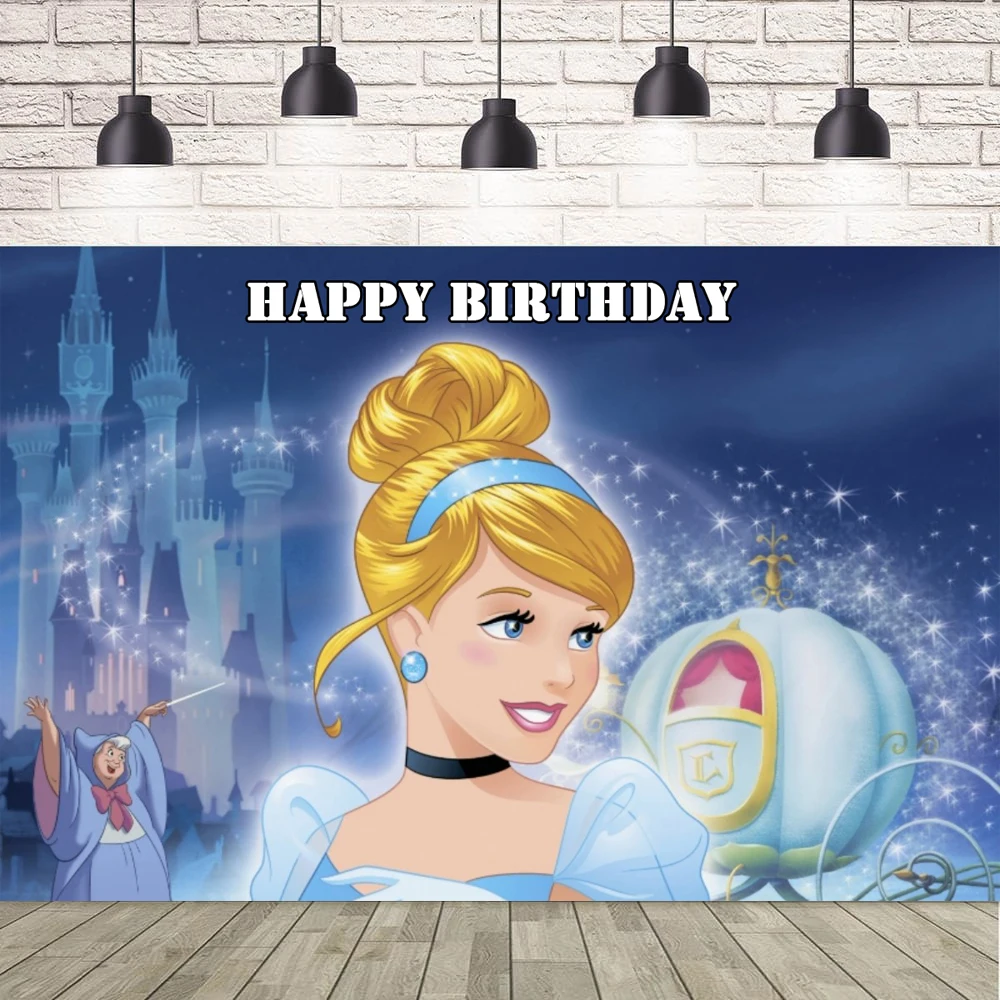 Photography Backdrop Fairy Tale Cinderella Princess Poster For Kids Girls Happy Birthday Party Background Can Be Customize Name
Photography Backdrop Fairy Tale Cinderella Princess Poster For Kids Girls Happy Birthday Party Background Can Be Customize Name