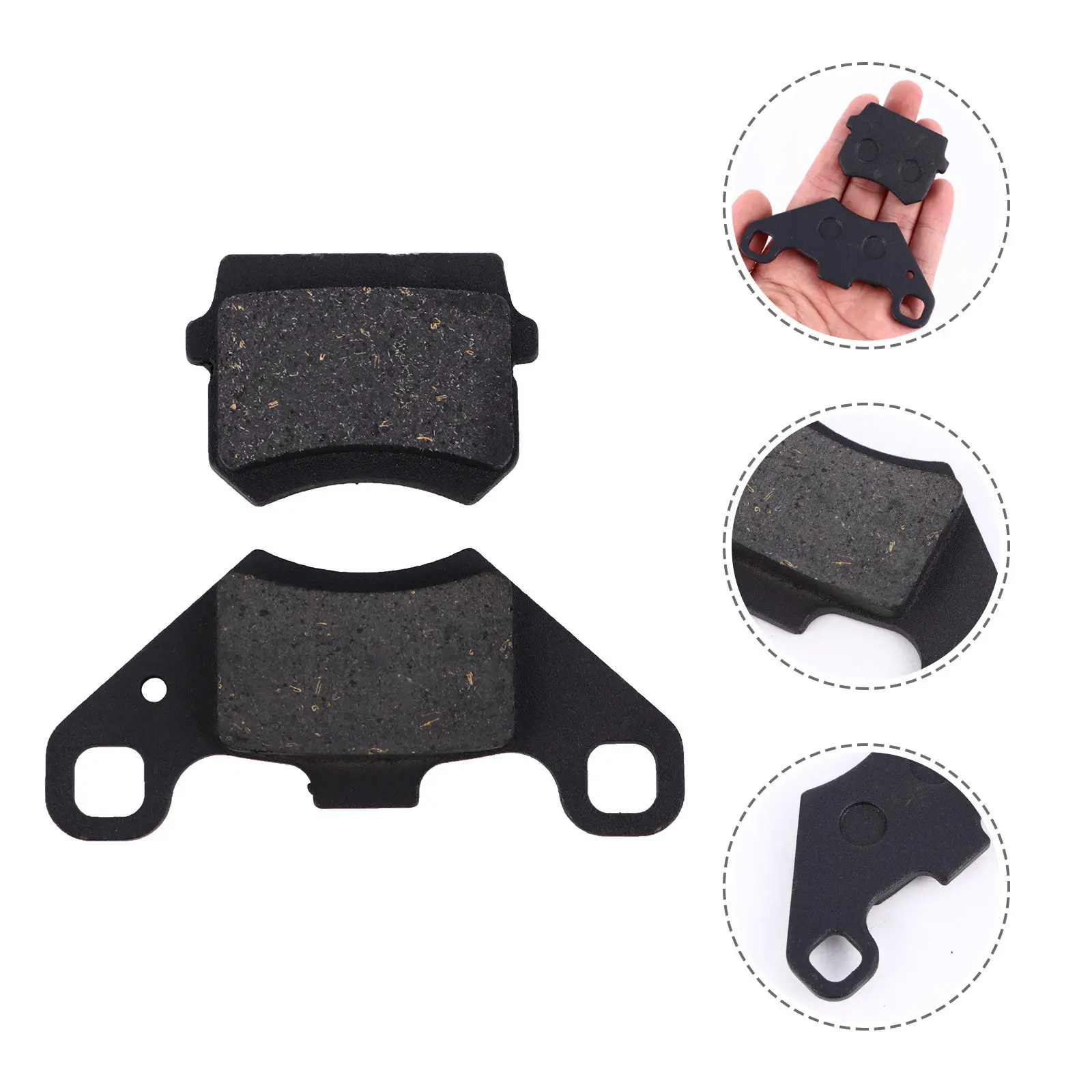 3Sets Front Brake Pads for Atv Motorcycle Kart Exquisite Craftsmanship Smooth Edges Easy Install Strong Wear Resistant
3Sets Front Brake Pads for Atv Motorcycle Kart Exquisite Craftsmanship Smooth Edges Easy Install Strong Wear Resistant