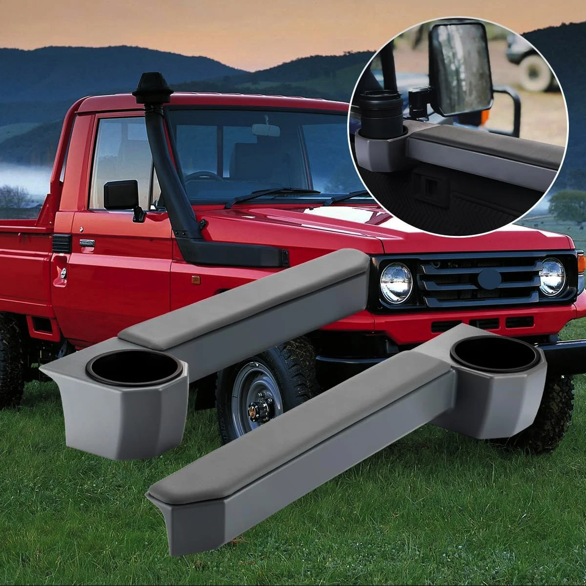 Car Door Armrest Cup Holder Fit for Toyota Land Cruiser 70 76 79 Series FJ70 FJ76 FJ78 FJ79 VDJ70 VDJ76 VDJ78 VDJ79 HZJ75 HZJ79
Car Door Armrest Cup Holder Fit for Toyota Land Cruiser 70 76 79 Series FJ70 FJ76 FJ78 FJ79 VDJ70 VDJ76 VDJ78 VDJ79 HZJ75 HZJ79