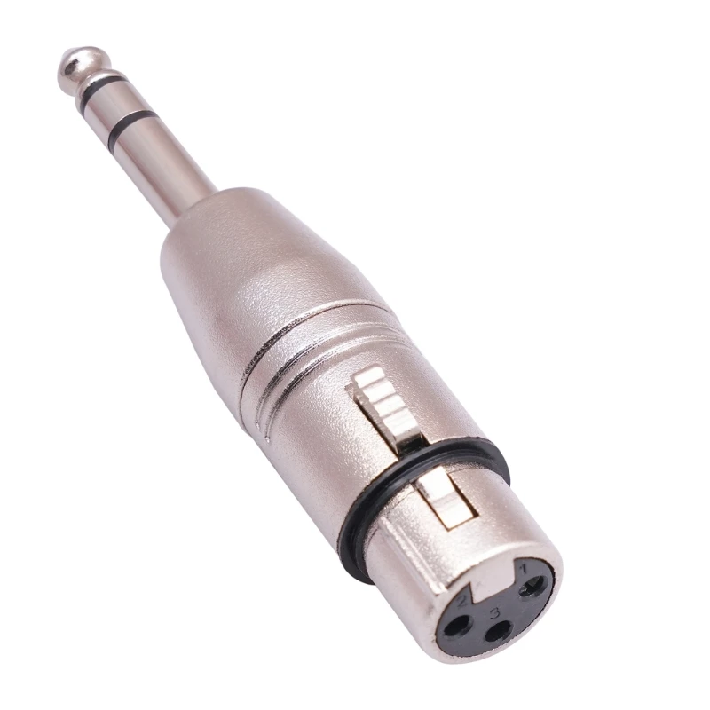 Y6U6 3 Pin Male to 6.35mm 1/4" TS Male Adapter, Stereo 6.35mm to Plug Stereo Mic Connector for Microphone
Y6U6 3 Pin Male to 6.35mm 1/4" TS Male Adapter, Stereo 6.35mm to Plug Stereo Mic Connector for Microphone
