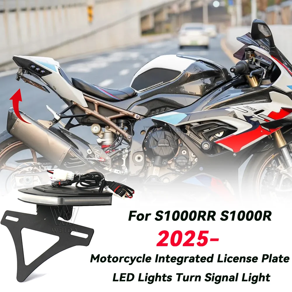 For S1000RR S1000 RR 2020-2025 S1000R 2021-2025 Motorcycle Integrated License Plate LED Lights Turn Signal Light
For S1000RR S1000 RR 2020-2025 S1000R 2021-2025 Motorcycle Integrated License Plate LED Lights Turn Signal Light