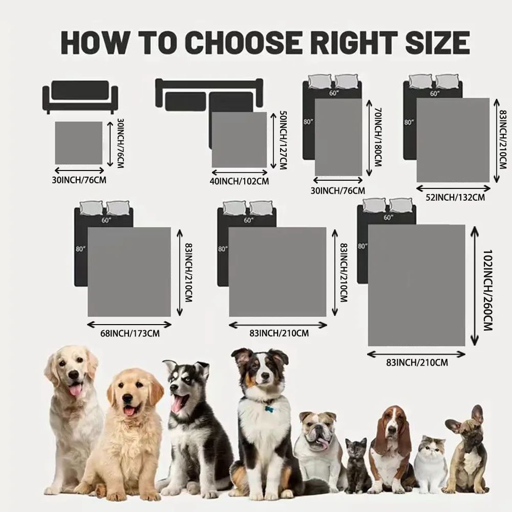 1pc Waterproof Pet Bed Cover, Bed and Sofa Protection Mat, Suitable for Dogs and Cats, Protector for Mattress or Furniture
1pc Waterproof Pet Bed Cover, Bed and Sofa Protection Mat, Suitable for Dogs and Cats, Protector for Mattress or Furniture