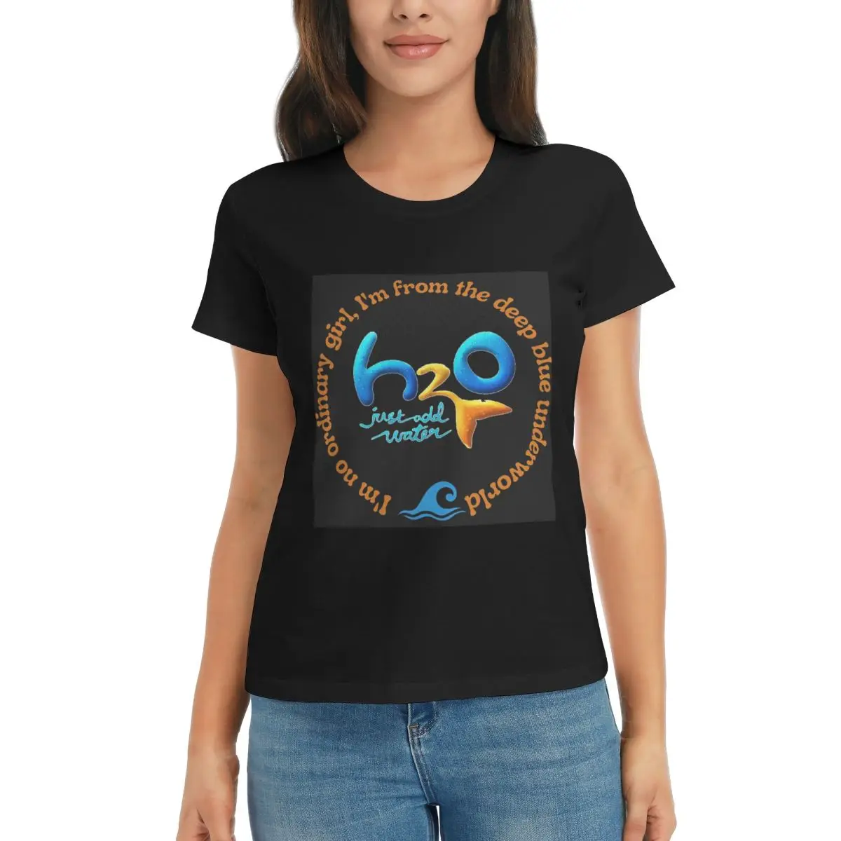 Women T-Shirt H20 Just Add Water Movie Summer Short Sleeve Tees Crew Neck Cotton T Shirts Clothes Tops Streetwear
Women T-Shirt H20 Just Add Water Movie Summer Short Sleeve Tees Crew Neck Cotton T Shirts Clothes Tops Streetwear