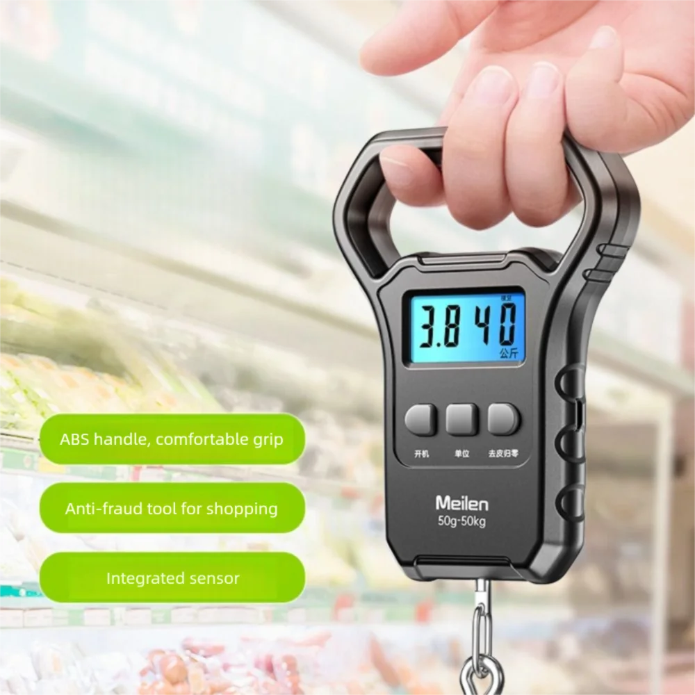 50kg Electronic Hanging Scales Handheld USB Charging Luggage Weighting Scales Plastic Digital Display Backlight
50kg Electronic Hanging Scales Handheld USB Charging Luggage Weighting Scales Plastic Digital Display Backlight