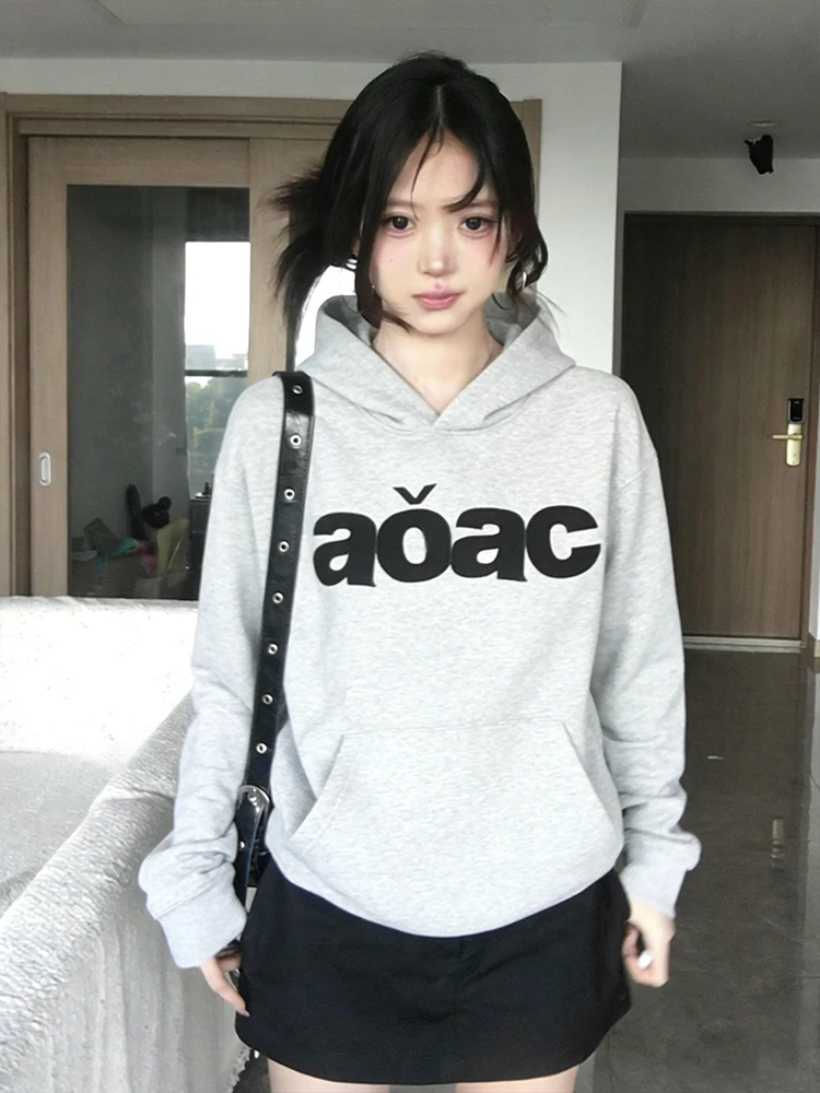 Ретро-худи в американском стиле для женщин, на раннюю весну, с буквенным принтом, свободного кроя, из плотного материала, с длинными рукавами, теплый, из смесового хлопка, на молнии
Ретро-худи в американском стиле для женщин, на раннюю весну, с буквенным принтом, свободного кроя, из плотного материала, с длинными рукавами, теплый, из смесового хлопка, на молнии