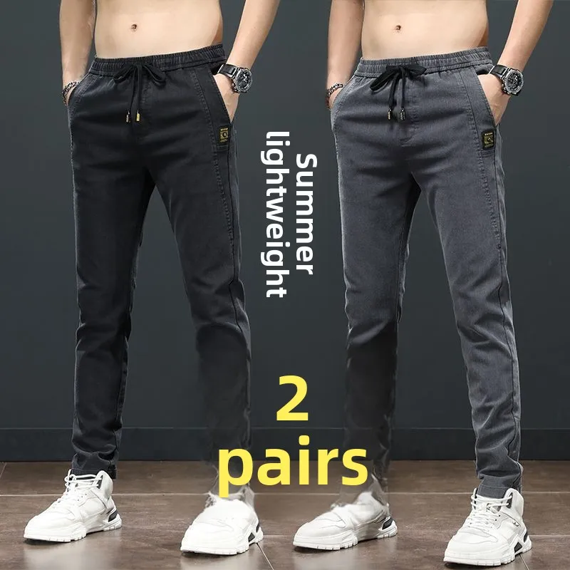 Большие брендовые мужские джинсы, эластичные прямые брюки, летняя осенняя рабочая одежда, хлопковая эластичная джинсовая одежда со средней талией, молодежная модная износостойкая одежда
Большие брендовые мужские джинсы, эластичные прямые брюки, летняя осенняя рабочая одежда, хлопковая эластичная джинсовая одежда со средней талией, молодежная модная износостойкая одежда