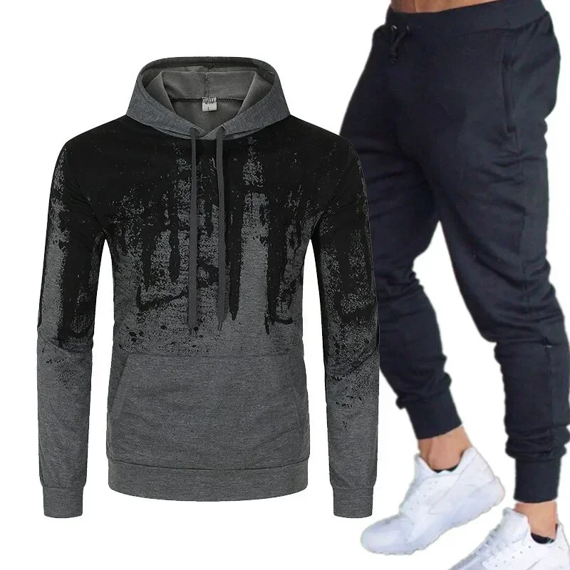 Autumn Winter Trending Tracksuits Men Camouflage Hoodie + Pant 2 Piece Set Sports Wear 3d Ink Jogging Suits
Autumn Winter Trending Tracksuits Men Camouflage Hoodie + Pant 2 Piece Set Sports Wear 3d Ink Jogging Suits