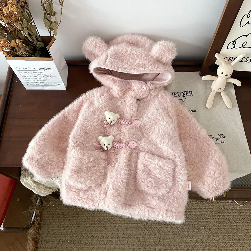 Girls' Velvet Children's Coat Autumn/Winter 2024 New Fashionable Versatile Western Style Woolen Sweater Coat
Girls' Velvet Children's Coat Autumn/Winter 2024 New Fashionable Versatile Western Style Woolen Sweater Coat
