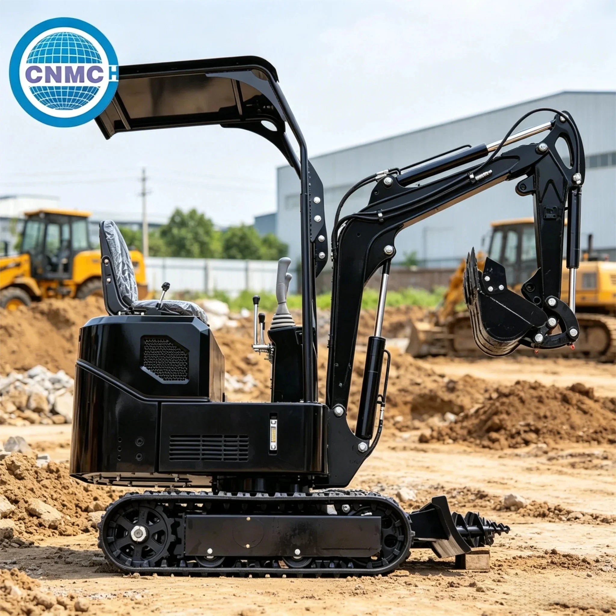 CNMC 1 Ton Mini Excavator Digger Small Crawler Compact Excavator Multifunctional Customizable CE EPA Certification Garden Use
CNMC 1 Ton Mini Excavator Digger Small Crawler Compact Excavator Multifunctional Customizable CE EPA Certification Garden Use