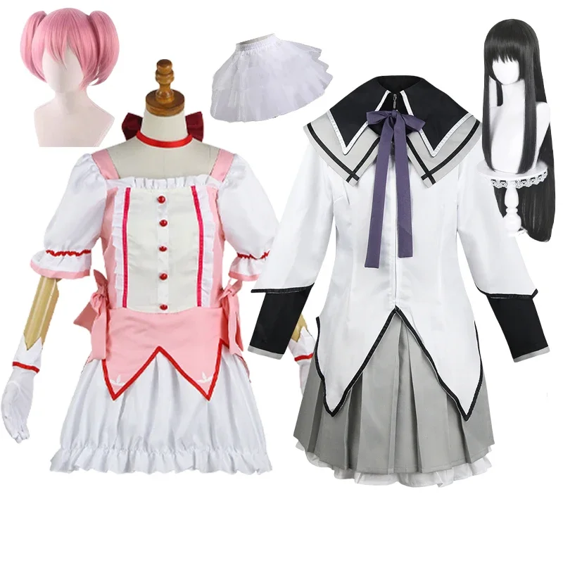 Magical Girl Puella Magi Madoka Magica Homura Akemi Kaname Madoka Cosplay Costume Fighting Uniforms for Mahou Shoujo Full Set
Magical Girl Puella Magi Madoka Magica Homura Akemi Kaname Madoka Cosplay Costume Fighting Uniforms for Mahou Shoujo Full Set