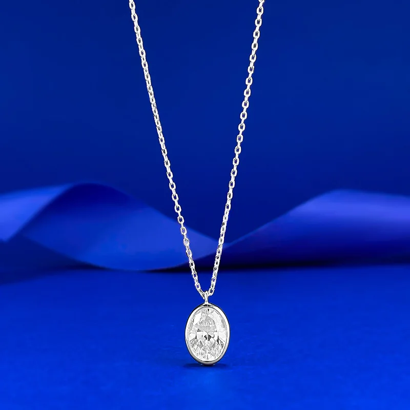 Ожерелье из серебра 925 пробы с имитацией бриллиантов 7*10, классический минималистичный и нишевый кулон
Ожерелье из серебра 925 пробы с имитацией бриллиантов 7*10, классический минималистичный и нишевый кулон