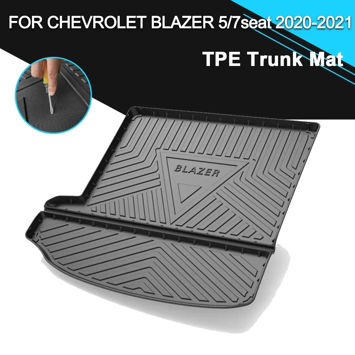 Car Rear Trunk Cover Mat Non-Slip Waterproof Rubber TPE Cargo Liner Accessories For Chevrolet Blazer 5/7 Seater 2020-2021
Car Rear Trunk Cover Mat Non-Slip Waterproof Rubber TPE Cargo Liner Accessories For Chevrolet Blazer 5/7 Seater 2020-2021