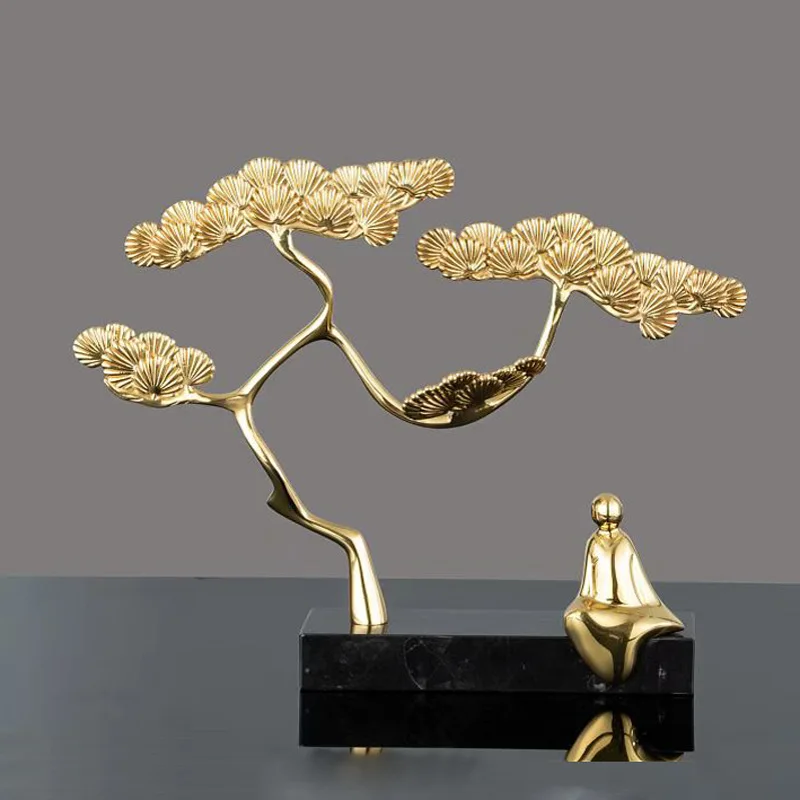 All-copper light luxury welcome pine villa hotel model room light luxury ornament home jewelry high-end
All-copper light luxury welcome pine villa hotel model room light luxury ornament home jewelry high-end