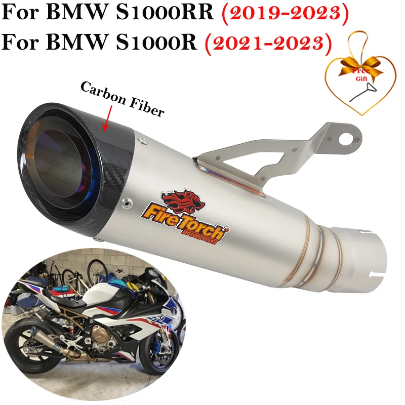 Carbon Fiber Muffler Slip On For BMW S1000RR S1000R 2019 - 2023 Years Motorcycle Exhaust Escape Systems Modified Link Pipe
Carbon Fiber Muffler Slip On For BMW S1000RR S1000R 2019 - 2023 Years Motorcycle Exhaust Escape Systems Modified Link Pipe