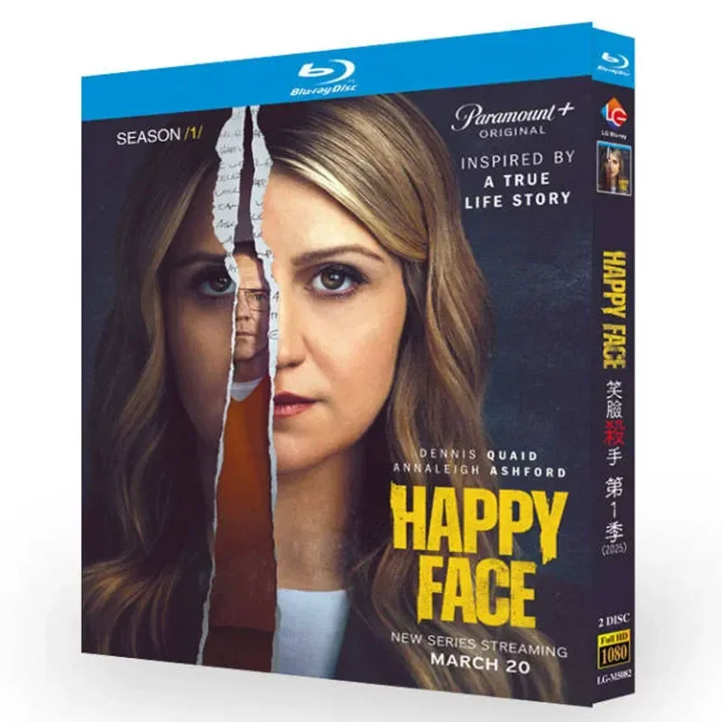 BD Blu-ray High Definition American Drama Smiley Killer Season 1 Happy Face 2 Disc Box
BD Blu-ray High Definition American Drama Smiley Killer Season 1 Happy Face 2 Disc Box