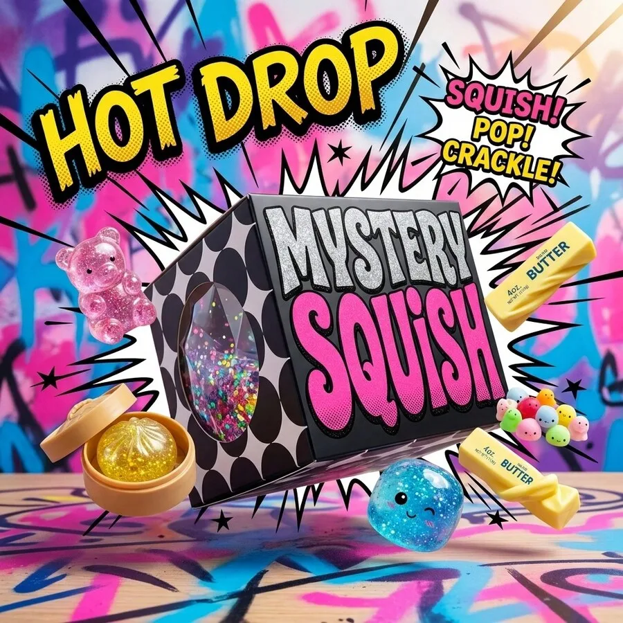 Collectible Squishy Mystery Toy – 3 Draws Per Order, Independent Probability, Collection Box
Collectible Squishy Mystery Toy – 3 Draws Per Order, Independent Probability, Collection Box