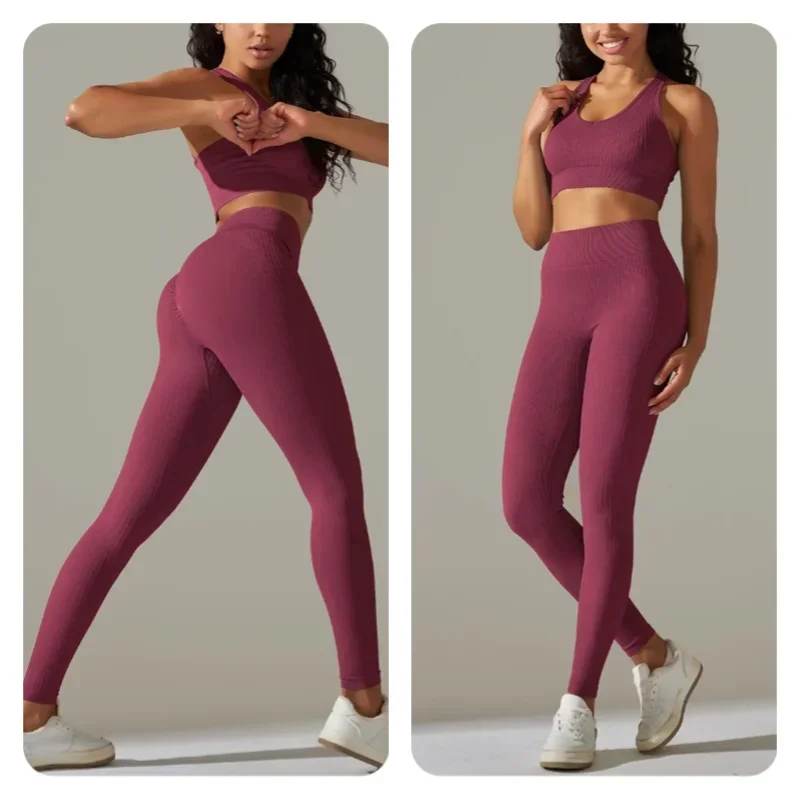 Women's Solid Color Sexy Back Sports Bra Yoga Suit Pants Set Gym Running Outdoor Set
Women's Solid Color Sexy Back Sports Bra Yoga Suit Pants Set Gym Running Outdoor Set