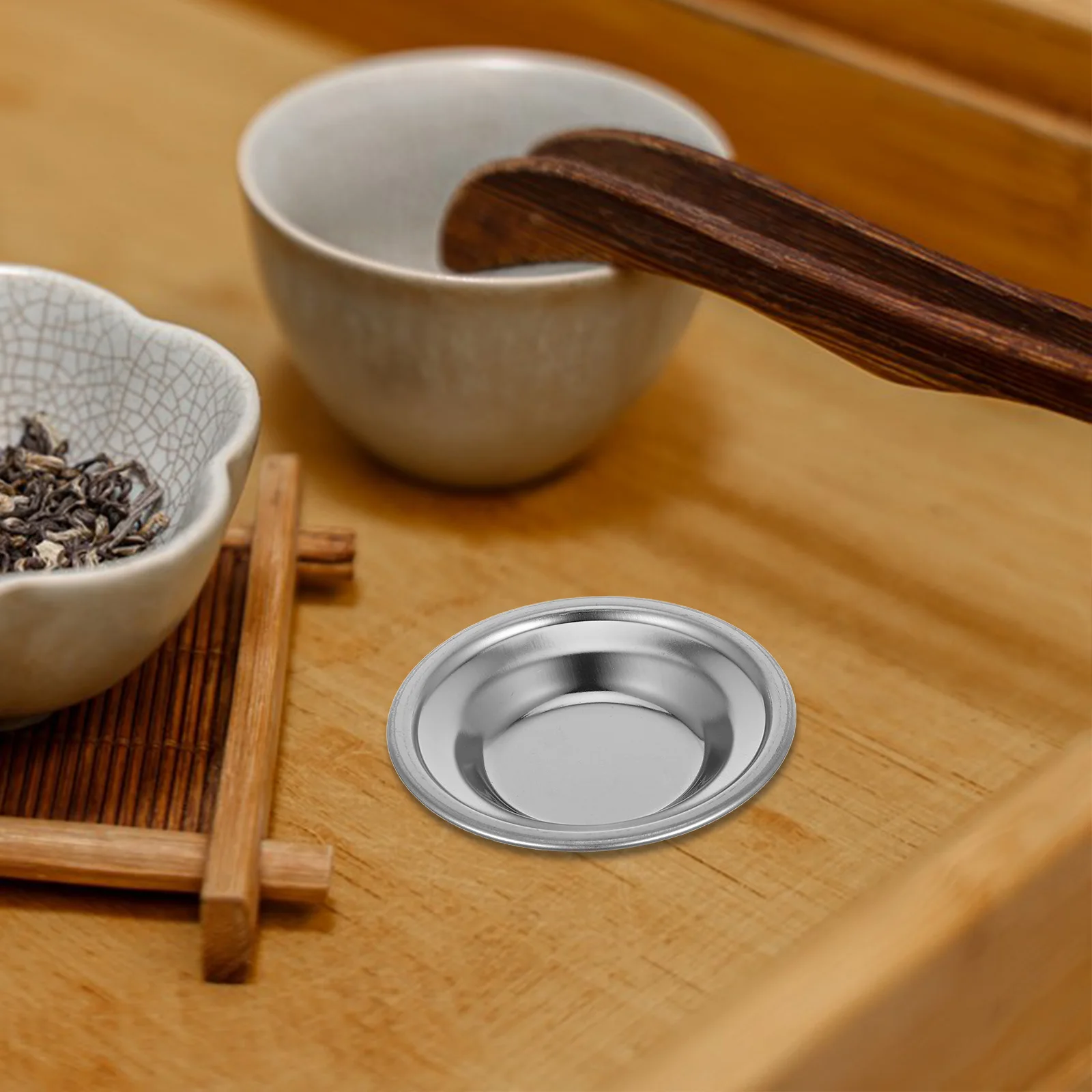 Tea Bag Dish Stainless Steel Saucer Teabag Holder Metal Plate Accessories Space Saving Design Tea Spoon Rest Household
Tea Bag Dish Stainless Steel Saucer Teabag Holder Metal Plate Accessories Space Saving Design Tea Spoon Rest Household