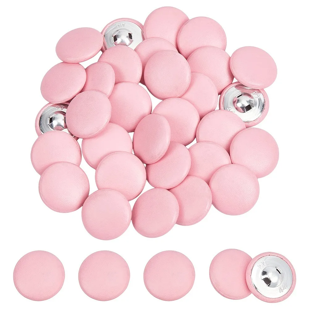 30Pcs Imitation Leather Snap Bottons with Aluminum Findings Flat Round Hot Pink 28.5x11mm Hole: 2.5mm
30Pcs Imitation Leather Snap Bottons with Aluminum Findings Flat Round Hot Pink 28.5x11mm Hole: 2.5mm