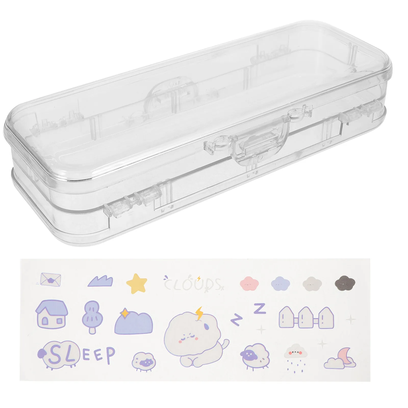 Прозрачный пластиковый пенал с большой вместимостью, многофункциональный органайзер для канцелярских принадлежностей для школы, офиса и художественных принадлежностей
Прозрачный пластиковый пенал с большой вместимостью, многофункциональный органайзер для канцелярских принадлежностей для школы, офиса и художественных принадлежностей