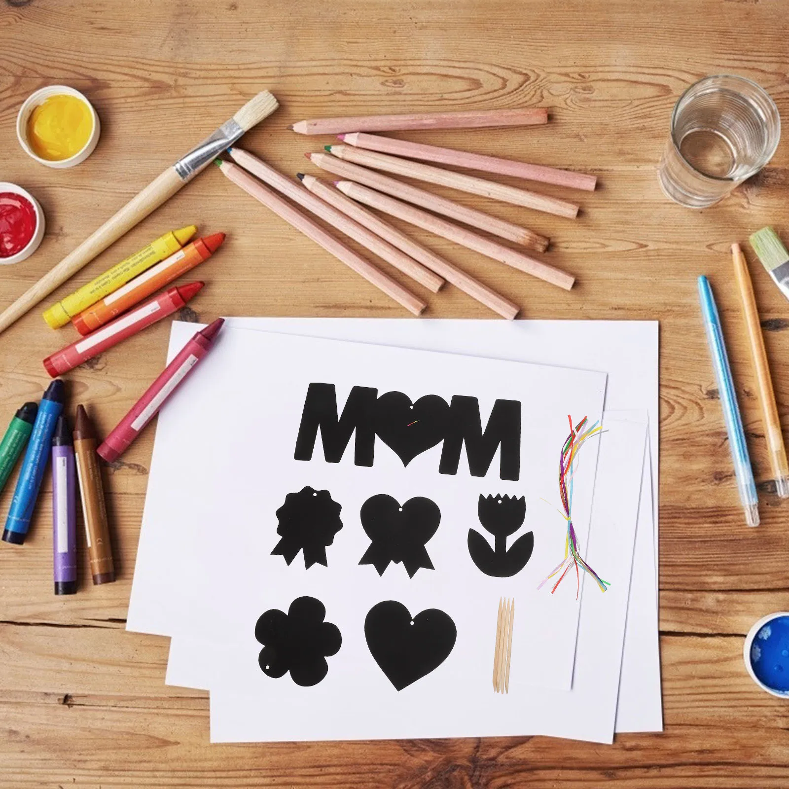 Scratch Painting Set Mother's Day Party Supplies Decoration Decorations for Toy Blank Ornaments Crafting
Scratch Painting Set Mother's Day Party Supplies Decoration Decorations for Toy Blank Ornaments Crafting