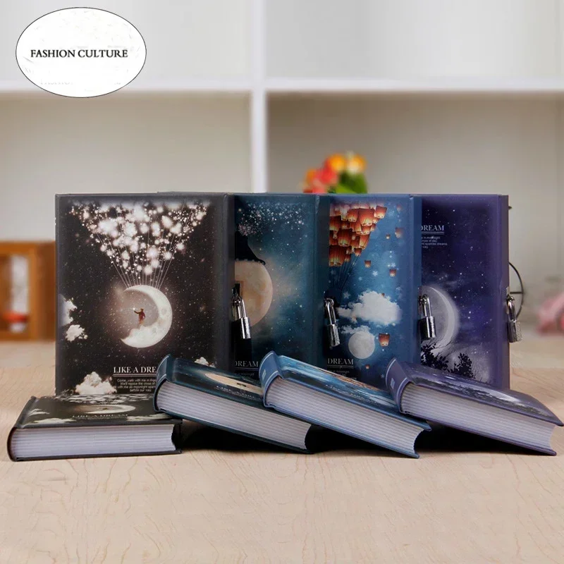 Creative Color Page with Lock Notebook"like Dream"diary Book Cute Function Planner Log Book Diary Stationery Gift Box Packaging
Creative Color Page with Lock Notebook"like Dream"diary Book Cute Function Planner Log Book Diary Stationery Gift Box Packaging