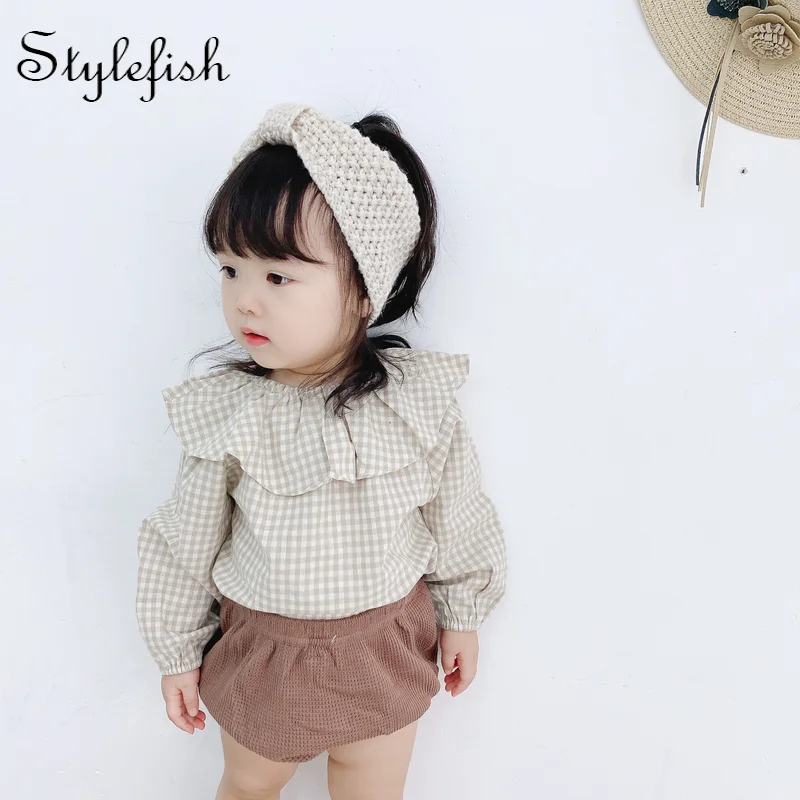 ins 2022 autumn body suit bodysuit lapel pullover plaid cotton set top + pumpkin pants two-piece set baby girls clothes
ins 2022 autumn body suit bodysuit lapel pullover plaid cotton set top + pumpkin pants two-piece set baby girls clothes